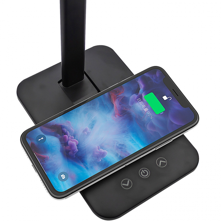 Skrivbordslampa med QI-laddnin