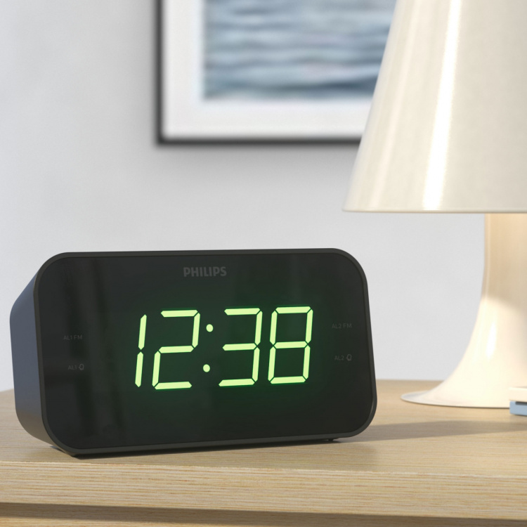 Philips Digital FM-klokkeradio Store tall To alarmer