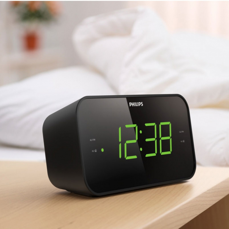 Philips Digital FM-klokkeradio Store tall To alarmer