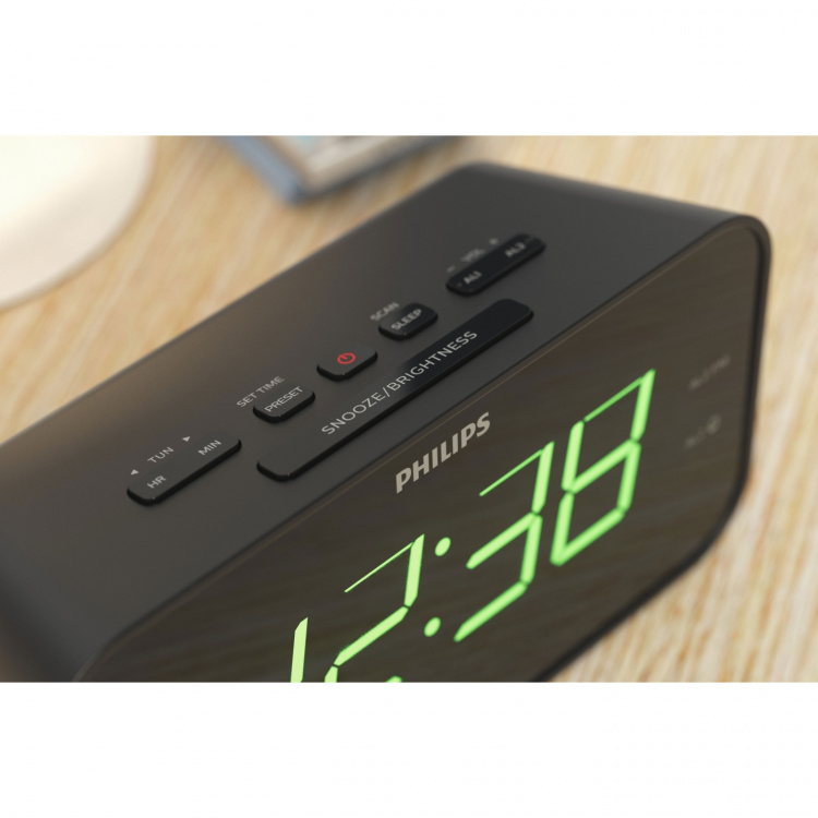 Philips Digital FM-klokkeradio Store tall To alarmer