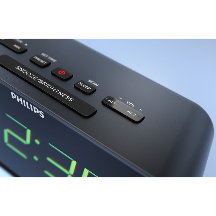 Philips Digital FM-klokkeradio Store tall To alarmer