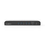 Nedis HDMI ™ Splitter | 4-Port port(s) | HDMI ™ -inngang | 4x HDMI™ Utgang | 4K@60Hz | 18 Gbps | Metall | Antrasitt