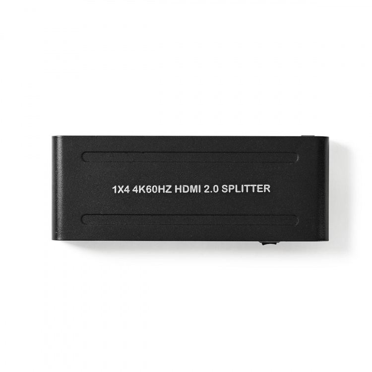 Nedis HDMI ™ Splitter | 4-Port port(s) | 4x HDMI™ Output | 4K@60Hz | 18 Gbps | Metall | Antrasitt Nedis HDMI ™ Splitter | 4-Port port(s) | 4x HDMI™ Output | 4K@60Hz | 18 Gbps | Metall | Antrasitt