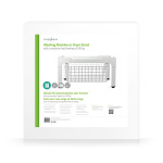 Nedis Stå for vaskemaskin og tørketrommel | Trådkurv | 200 kg | Hvit