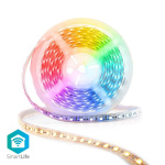 Nedis SmartLife LED-Stripe | Kald Hvit / RGB / Varm Hvit | SMD | 5.00 m | IP44 | 2700 - 6500 K | 960 lm | Android™ / IOS