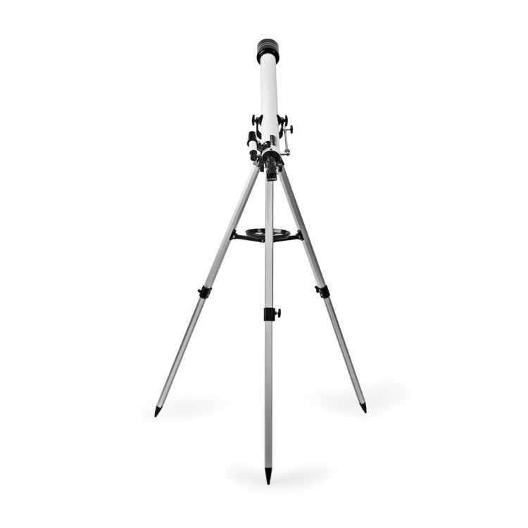 Nedis Teleskop | Blenderåpning: 50 mm | Brennvidde: 600 mm | Finderscope: 5 x 24 | Maksimal arbeidshøyde: 125 cm | Tripod | Hvit / Sort Nedis Teleskop | Blenderåpning: 50 mm | Brennvidde: 600 mm | Finderscope: 5 x 24 | Maksimal arbeidshøyde: 125 cm | Tripod | Hvit / Sort