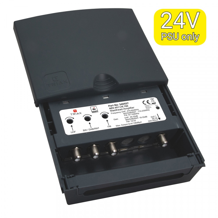 TRIAX Mastforsterker MFA657 3 innganger 700mHz