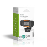 Nedis Webkamera | Full HD@30fps | Fast Fokus | Built-In Microphone | Sort