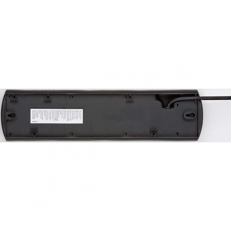 brennenstuhl Extension socket Primera-Line 10-Vei 2.00 m Sort - Beskyttende Kontakt TYPE E