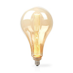 Nedis LED lyspære E27 | PS165 | 3.5 W | 120 lm | 1800 K | Dimbar | Med gullfarget, ravfarget overflate | Retro Style | 1 stk Nedis LED lyspære E27 | PS165 | 3.5 W | 120 lm | 1800 K | Dimbar | Med gullfarget, ravfarget overflate | Retro Style | 1 stk