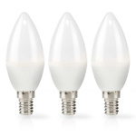 Nedis LED pære E14 | Lyshvit | 2.8 W | 250 lm | 2700 K | Varm Hvit | Frosted | 3 stk