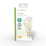 Nedis LED lyspære E27 | A60 | 8 W | 1055 lm | 2700 K | Varm Hvit | Retro Style | 1 stk