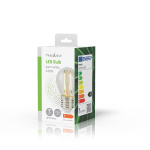 Nedis LED lyspære E27 | G45 | 4.5 W | 470 lm | 2700 | Dimbar | Varm Hvit | Retro Style | 1 stk