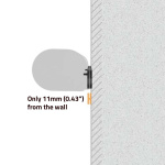 Nedis Soundbar Mount | Kompatibel med: Sonos® Arc™ | Vegg | 10 kg | Fort | ABS / Stål | Sort