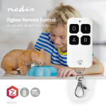 Nedis SmartLife Fjernkontroll | Zigbee 3.0 | Antall knapper: 4 | Android™ / IOS | Hvit