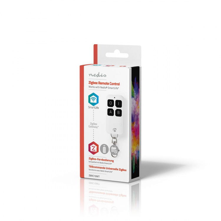 Nedis SmartLife Fjernkontroll | Zigbee 3.0 | Antall knapper: 4 | Android™ / IOS | Hvit