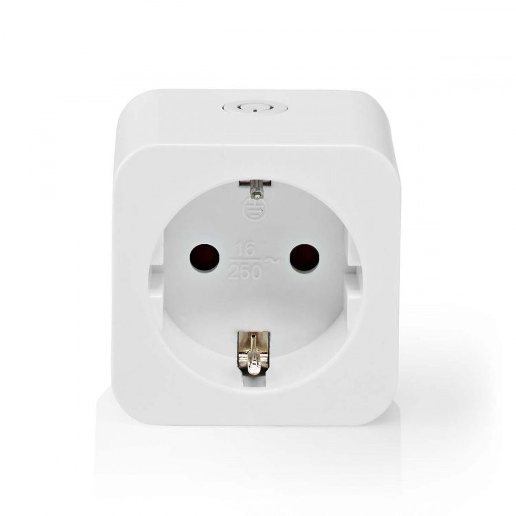 Nedis SmartLife Smart Plug | IP21 | Efektmåler | 3680 W | Type F (CEE 7/3) | 0 - 55 °C | Android™ / IOS | Hvit | 1 stk Nedis SmartLife Smart Plug | IP21 | Efektmåler | 3680 W | Type F (CEE 7/3) | 0 - 55 °C | Android™ / IOS | Hvit | 1 stk