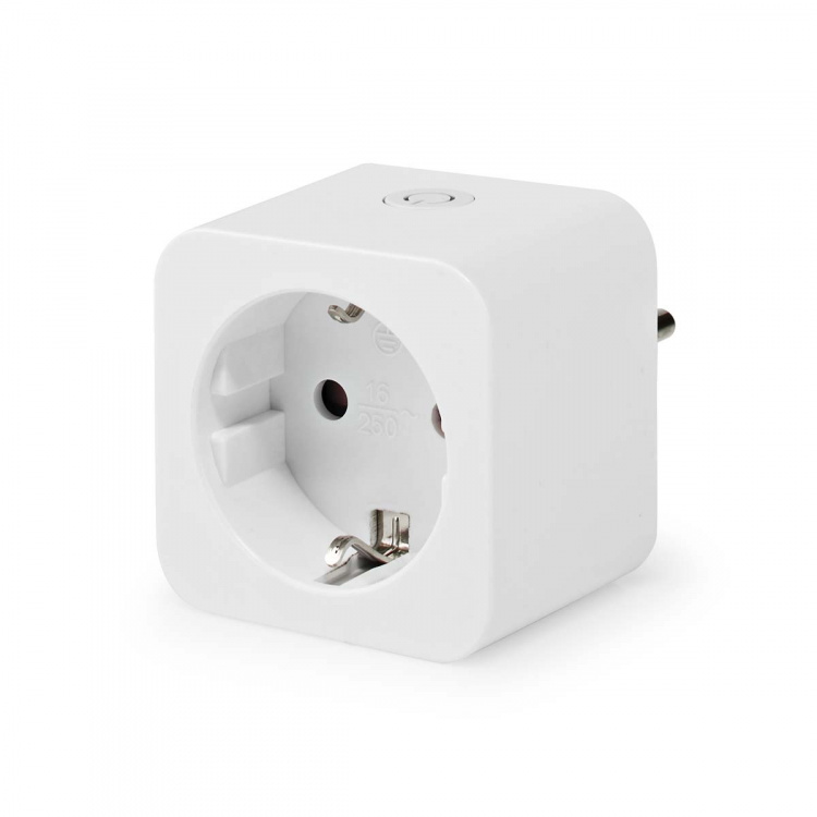 Nedis SmartLife Smart Plug | IP21 | Efektmåler | 3680 W | Type F (CEE 7/3) | 0 - 55 °C | Android™ / IOS | Hvit | 1 stk Nedis SmartLife Smart Plug | IP21 | Efektmåler | 3680 W | Type F (CEE 7/3) | 0 - 55 °C | Android™ / IOS | Hvit | 1 stk