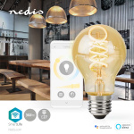 Nedis SmartLife LED Lyspære | E27 | 360 lm | 4.90 W | Varm til avkjølt hvitt | 1800 - 6500 K | Glass | Android™ / IOS | pære | 1 stk Nedis SmartLife LED Lyspære | E27 | 360 lm | 4.90 W | Varm til avkjølt hvitt | 1800 - 6500 K | Glass | Android™ / IOS | pære | 1 stk