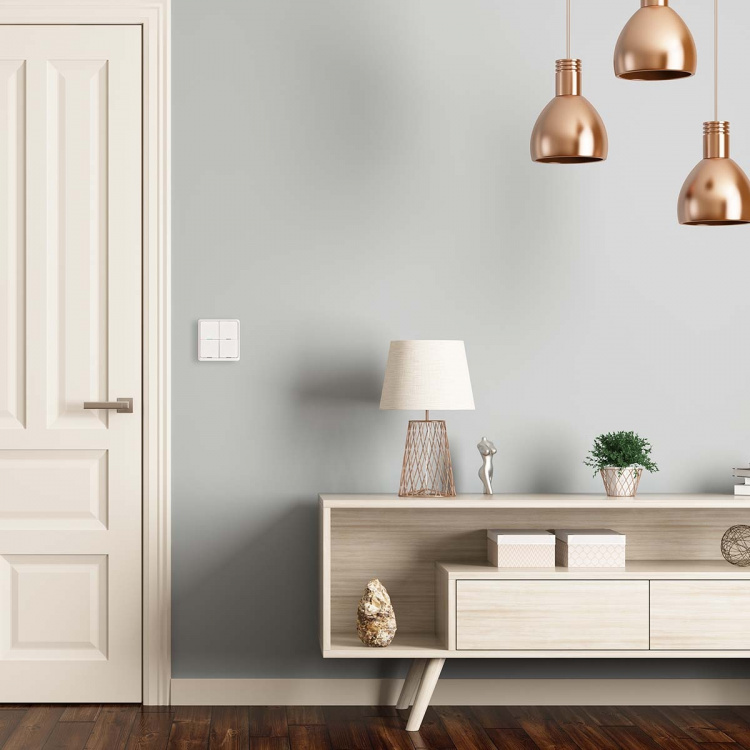 Nedis SmartLife Veggbryter | Wall Mount | Android™ / IOS | Plast | Hvit Nedis SmartLife Veggbryter | Wall Mount | Android™ / IOS | Plast | Hvit