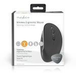 Nedis Mus | Wireless | 800 / 1000 / 1600 dpi | Justerbar DPI | Antall knapper: 6 | Right-Handed