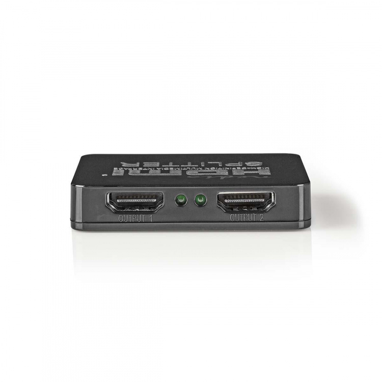 Nedis HDMI ™ Splitter | 2-Port port(s) | 2x HDMI™ Output | 4K@30Hz | 2.25 Gbps | ABS / PVC | Sort
