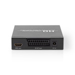 Nedis HDMI ™ Converter | SCART Female | 1x 3.5 mm sound out / 1x Digital Audio / 1x HDMI™ Output | 1-veis | 1080p | 1.65 Gbps | Aluminium | Antrasitt