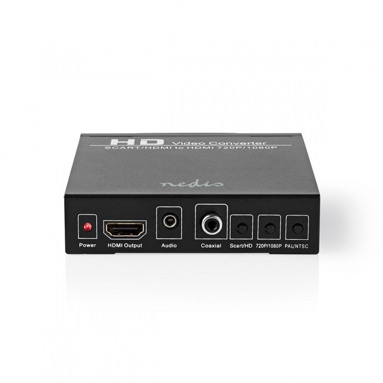 Nedis HDMI ™ Converter | SCART Female | 1x 3.5 mm sound out / 1x Digital Audio / 1x HDMI™ Output | 1-veis | 1080p | 1.65 Gbps | Aluminium | Antrasitt