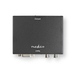 Nedis HDMI ™ Converter | VGA Female / 2x RCA Male | 1x HDMI™ Output | 1-veis | 1080p | 1.65 Gbps | Aluminium | Antrasitt