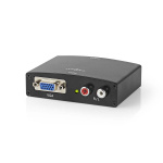 Nedis HDMI ™ Converter | VGA Female / 2x RCA Male | 1x HDMI™ Output | 1-veis | 1080p | 1.65 Gbps | Aluminium | Antrasitt