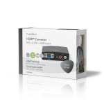 Nedis HDMI ™ Converter | VGA Female / 2x RCA Male | 1x HDMI™ Output | 1-veis | 1080p | 1.65 Gbps | Aluminium | Antrasitt