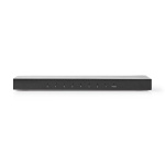 Nedis HDMI ™ Splitter | 8-Port port(s) | HDMI ™ -inngang | 8x HDMI™ utgang | 4K@60Hz | 18 Gbps | Metall | Antrasitt