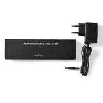 Nedis HDMI ™ Splitter | 8-Port port(s) | HDMI ™ -inngang | 8x HDMI™ utgang | 4K@60Hz | 18 Gbps | Metall | Antrasitt