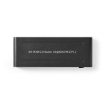 Nedis HDMI ™ Switch | 3-Port port(s) | 3x HDMI™ Input | 1x HDMI™ Output | 4K@60Hz | 18 Gbps | Fjernstyrtkontrolert | Metall | Antrasitt