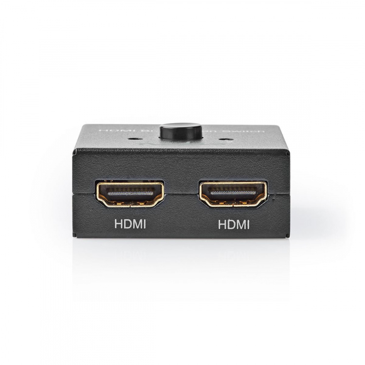 Nedis HDMI ™ Switch | 3-Port port(s) | 1x HDMI™ Input / 2x HDMI™ Input | 1x HDMI™ Output / 2x HDMI™ Output | 4K@60Hz | 6 Gbps | Metall | Antrasitt Nedis HDMI ™ Switch | 3-Port port(s) | 1x HDMI™ Input / 2x HDMI™ Input | 1x HDMI™ Output / 2x HDMI™ Output | 4K@60Hz | 6 Gbps | Metall | Antrasitt