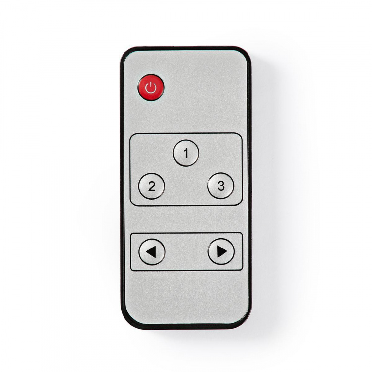 Nedis HDMI ™ Switch | 3-Port port(s) | 1x USB-C™ / 2x HDMI™ Input | 1x HDMI™ Output | 4K@60Hz | 18.0 Gbps | Metall | Antrasitt