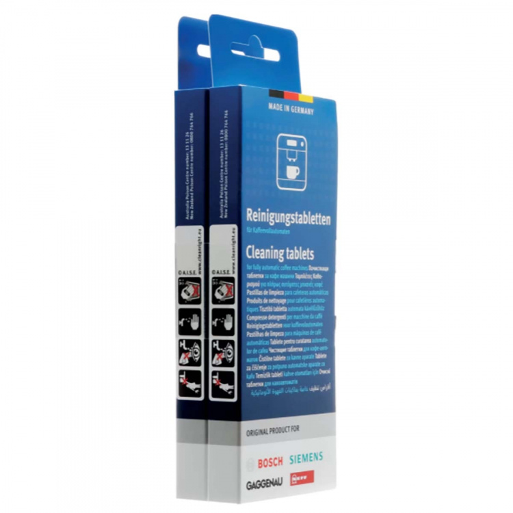 Bosch Rengjøring Tabletter Kaffemaskin / Kaffe Pad og Espresso Maskin 20 stk