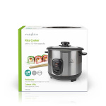 Nedis Riskoker | 1 l | 400 W | Non-stick belegg | Avtagbar bolle | Automatisk avstengning