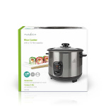 Nedis Riskoker | 1.5 l | 500 W | Non-stick belegg | Avtagbar bolle | Automatisk avstengning