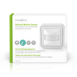 Nedis Bevegelsessensor | Innendørs | 2-wire / 3-Wire | Type F (CEE 7/7) | 160 ° | 5 - 200 W | 200 W | 500 W | 3 - 2000 Lux | Sensorteknologi: PIR | Sensor rekkevidde: 0.0 - 9.0 m Nedis Bevegelsessensor | Innendørs | 2-wire / 3-Wire | Type F (CEE 7/7) | 160 ° | 5 - 200 W | 200 W | 500 W | 3 - 2000 Lux | Sensorteknologi: PIR | Sensor rekkevidde: 0.0 - 9.0 m