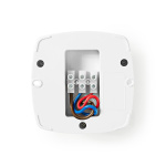 Nedis Bevegelsessensor | Innendørs og Utendørs | 3-Wire | Type F (CEE 7/7) | 360 ° | 5 - 300 W | 300 W | 1200 W | 3 - 2000 Lux | Sensorteknologi: PIR | Sensor rekkevidde: 2.0 - 8.0 m