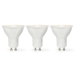 Nedis LED pære GU10 | Spot | 4.5 W | 345 lm | 2700 K | Dimbar | Varm Hvit | Retro Style | 3 stk