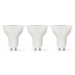 Nedis LED pære GU10 | Spot | 4.5 W | 345 lm | 2700 K | Dimbar | Varm Hvit | Retro Style | 3 stk