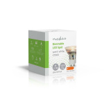 Nedis LED pære GU10 | Spot | 4.5 W | 345 lm | 2700 K | Dimbar | Varm Hvit | Retro Style | 1 stk