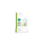 Nedis LED pære G9 | 4 W | 400 lm | 2700 K | Varm Hvit | Antall lamper i pakningen: 1 stk Nedis LED pære G9 | 4 W | 400 lm | 2700 K | Varm Hvit | Antall lamper i pakningen: 1 stk