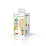 Nedis LED lyspære E27 | A60 | 3.8 W | 250 lm | 2100 K | Dimbar | Ekstra varm hvit | Retro Style | 1 stk