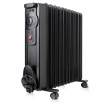 BLACK+DECKER Oil Heater 1500W Svart BLACK+DECKER Oil Heater 1500W Svart