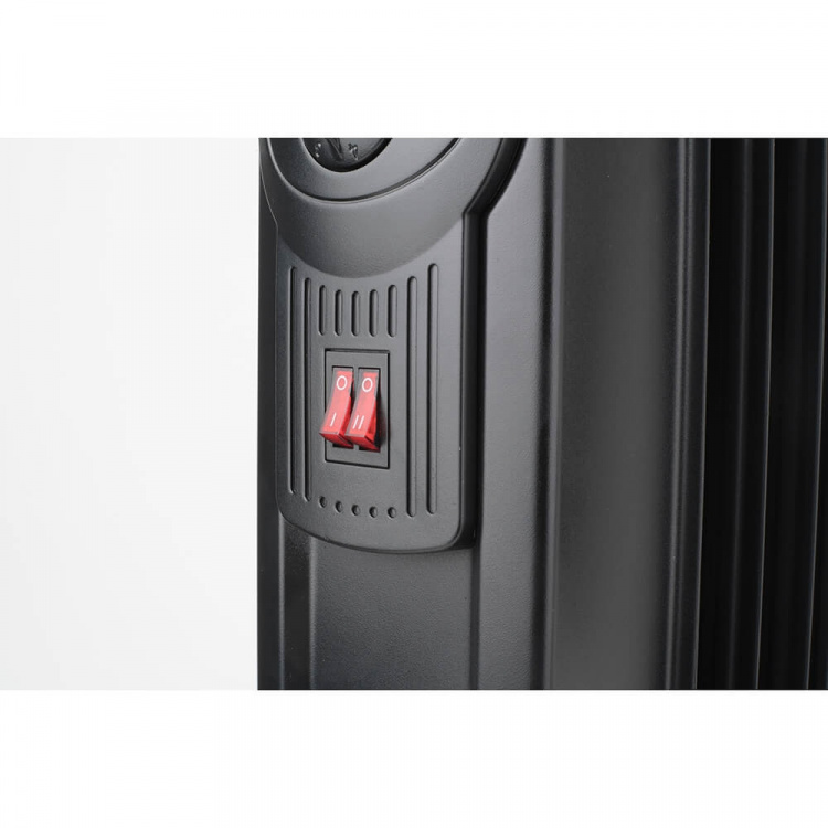 BLACK+DECKER Oil Heater 1500W Svart BLACK+DECKER Oil Heater 1500W Svart