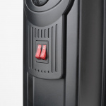 BLACK+DECKER Oljefylt element 2300W Svart BLACK+DECKER Oljefylt element 2300W Svart