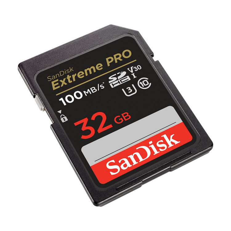 SanDisk SDHC Extreme Pro 32GB 100MB/s UHS-I C10 V30 U3 SanDisk SDHC Extreme Pro 32GB 100MB/s UHS-I C10 V30 U3